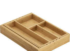Expandable Bamboo Gadget Tray